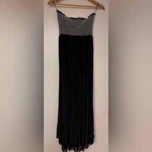 RAMY BROOK Black Tube Top Maxi Dress